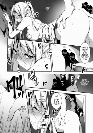 (COMIC1☆8) [Kikurage-ya (Kikurage)] Kuro no Ryman to Kishi Yufia | The Salary Man in Black and the Knight Yufia [English] {doujin-moe.us} - Page 22