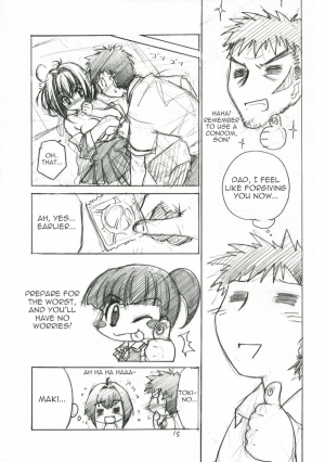 (C70) [Heart Manju Mania (Akata Izuki, Matsumori Shou)] Hanaji Igai de Shukketsujuu! (Karin/Chibi Vampire) [English] - Page 16