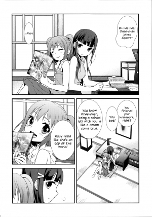 (Bokura no Love Live! 13) [Sweet Pea (Ooshima Tomo)] Kurosawa Shimai no Katei no Jijou | State of Affairs in The Kurosawa Sister’s Family Home (Love Live! Sunshine!!) [English] - Page 9