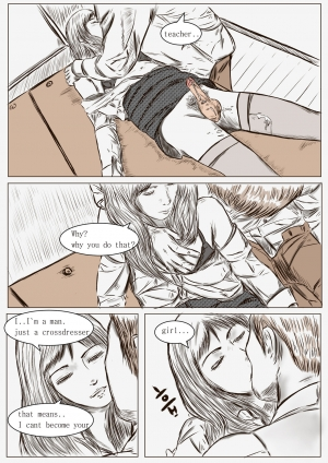  cute crossdressing teacher is my own slave. : PART 2  - Page 28