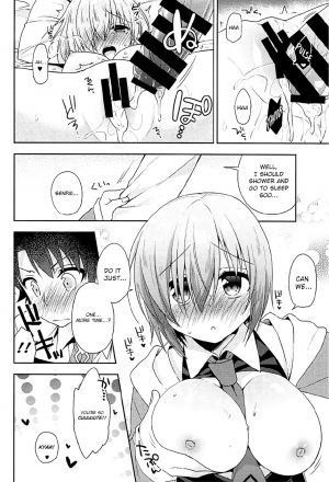 (COMIC1☆12) [R*kaffy (Aichi Shiho)] Watashi, Senpai ni Koi Shichatta Mitai desu | I Seem to Have Fallen for Senpai (Fate/Grand Order) [English] [Saint Quartz Scans] - Page 21