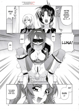 (C67) [GOLD RUSH (Suzuki Address)] Lunamaria to Meyrin-san Desutte ne! (Gundam SEED Destiny) [English] [desudesu] - Page 5