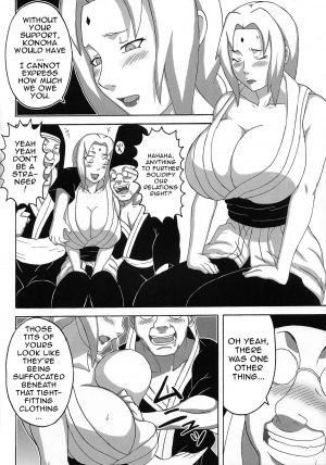 (C80) [Naruho-dou (Naruhodo)] Tsunade no Insettai | Tsunade's Lewd Reception-Party (Naruto) [English] [doujin-moe.us] - Page 4