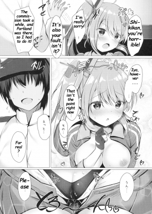 (SC2018 Spring) [Twilight Road (Tomo)] Portland to ○○○ na Kanshoukai. (Azur Lane) [English] [Deep Fried Scans] - Page 15