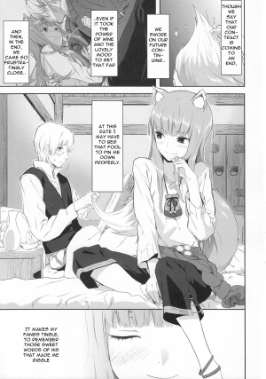 (C83) [Ajisaidenden (Kawakami Rokkaku, Takanashi Rei)] Harvest II (Spice and Wolf) [English] {Drunken Wolf} - Page 6