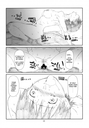 [Studio N.BALL (Haritama Hiroki)] Itazura Shite ii yo | A Trick Is Fine Too! (Yotsubato!) [English] {Sumanakatta} - Page 23