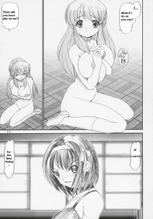 [Raijinkai (Harukigenia)] Migurui: Mirai Shoujo Chijoku Ingi (Suzumiya Haruhi no Yuuutsu) [English] [HentaiDoujins] - Page 11