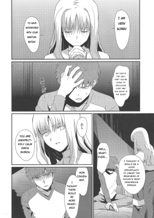 (Ou no Utsuwa 5) [Nantan e (Kinuta Kouji)] Otakusa no Yoru | Hydrangea Night (Fate/Hollow Ataraxia) [English] - Page 11
