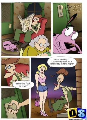 Xxx Animal Porn Cartoons - Courage â€“ The Cowardly Dog - Adventures porn comics ...