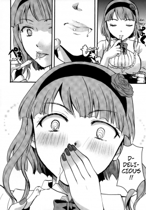 (C89) [Candy Pop (Itou Ei)] Muchi Shichu to Shoku Zato Kurocchi Shasei Dake! | Situations of Unknowingly Eating Cum and Crotch Cum Shots! (Dagashi Kashi) [English] [CopyOf] - Page 26