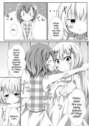 (COMIC1☆10) [Atelier Hinata (Hinata Yuu)] Sister or Not Sister?? (Gochuumon wa Usagi desu ka?) [English] {Hennojin} - Page 5
