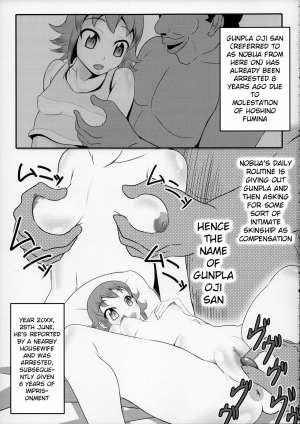 (C88) [Bitch Bokujou (Sandaime Bokujou Nushi Kiryuu Kazumasa)] Gunpla Oji-san ~Build Report~ (Gundam Build Fighters Try) [English] [xinsu] - Page 7