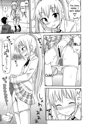 (COMITIA108) [Tsu ga Mittsu. (Tsuttsu)] Oshikko Bokin Shimasenka? | Won't You Help Me with My Pee Fundraiser? [English] {5 a.m.} - Page 7