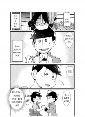 (Osoroi no Koi dakara 2) [MatsuCha. (Maccha)] Ouji-sama! Chou Nigete! | Prince! Hurry and Run! (Osomatsu-san) [English] - Page 3