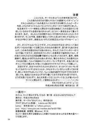  [Mandrill (Arimura Ario)] Datte Otoko wa Kedamono da mono Dai 1-wa Otou-san wa Ookami-san? [English] [CrowKarasu]  - Page 33