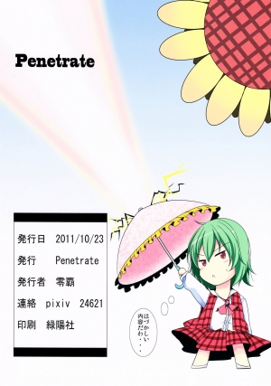 (SC53) [Penetrate (Reiha)] Yuuka H Taiyou no Hata Nite (Touhou Project) [English] [desudesu] - Page 19