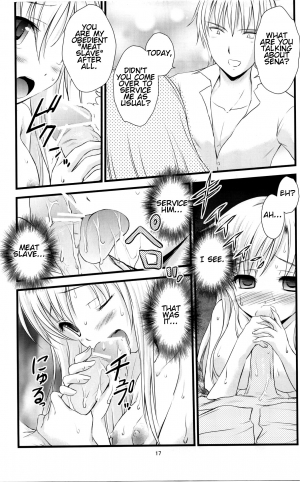 (C81) [Magudara Kaihou Doumei (Tsukuyomi Sazin)] Boku no Tomodachi wa Saimin ni Kakari Yasui | My Friends Are Easy to Hypnotize (Boku wa Tomodachi ga Sukunai) (English) - Page 17