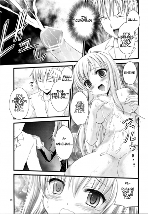 (C81) [Magudara Kaihou Doumei (Tsukuyomi Sazin)] Boku no Tomodachi wa Saimin ni Kakari Yasui | My Friends Are Easy to Hypnotize (Boku wa Tomodachi ga Sukunai) (English) - Page 19