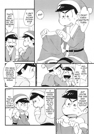 (Kahou wa Nete Matsu 6) [MatsuCha. (Maccha)] Present  o Mawasou! | Let’s give a present! (Osomatsu-san) [English] [Rotti Totti] - Page 4