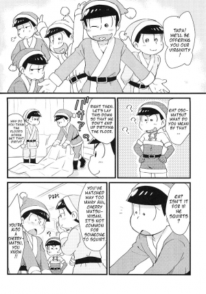 (Kahou wa Nete Matsu 6) [MatsuCha. (Maccha)] Present  o Mawasou! | Let’s give a present! (Osomatsu-san) [English] [Rotti Totti] - Page 6