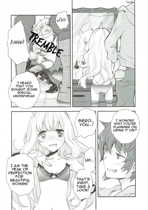 (C89) [Kyougetsutei (Miyashita Miki)] Tensai Bishoujo Renkinjutsushi no Hazukashii Are (Granblue Fantasy) [English] [Rahasumbundae] - Page 5