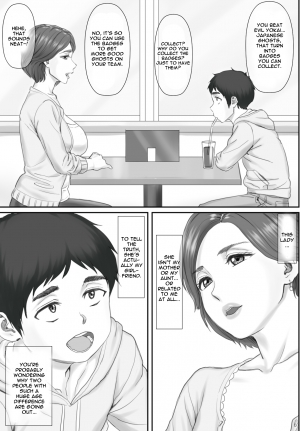  [Ponkotsu Damashii] Boku no Kanojo wa 40-sai no Hitozuma de Mama no Tomodachi | My Girlfriend is my mom's friend - A 40 year old housewife [English] [Jashinslayer]  - Page 6