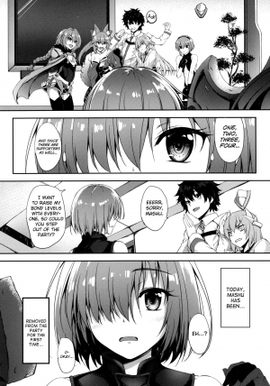 (COMIC1☆11) [Mugen@WORKS (Akiduki Akina)] Kizuna Level Nante Kankeinai desu (Fate/Grand Order) [English] [biribiri] - Page 6