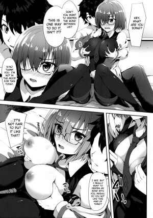 (COMIC1☆11) [Mugen@WORKS (Akiduki Akina)] Kizuna Level Nante Kankeinai desu (Fate/Grand Order) [English] [biribiri] - Page 9