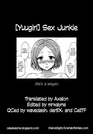 [Yuugiri] Seiso-kei Sex Junkie | Sex Junkie (COMIC Megastore Alpha 2014-11) [English] =CW + TLL= - Page 26