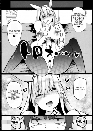 (C97) [Kuusou Monochrome (Abi)] Bunny ni Natta Artoria wa Seiyoku ga Sugoi (Fate/Grand Order) [English] [F.F.F.S.] - Page 20