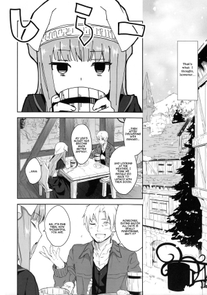 (C83) [Ajisaidenden (Kawakami Rokkaku, Takanashi Rei)] Harvest II (Spice and Wolf) [English] [VLtrans] [Decensored] - Page 7