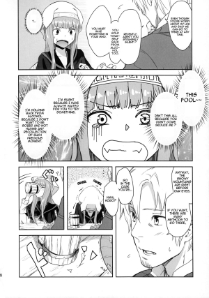 (C83) [Ajisaidenden (Kawakami Rokkaku, Takanashi Rei)] Harvest II (Spice and Wolf) [English] [VLtrans] [Decensored] - Page 9