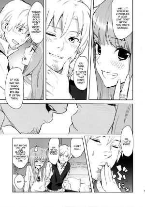 (C83) [Ajisaidenden (Kawakami Rokkaku, Takanashi Rei)] Harvest II (Spice and Wolf) [English] [VLtrans] [Decensored] - Page 18