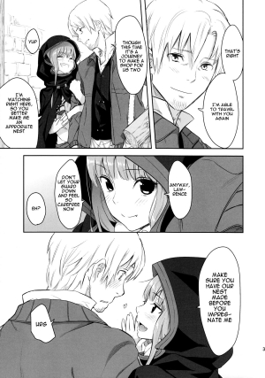 (C83) [Ajisaidenden (Kawakami Rokkaku, Takanashi Rei)] Harvest II (Spice and Wolf) [English] [VLtrans] [Decensored] - Page 38