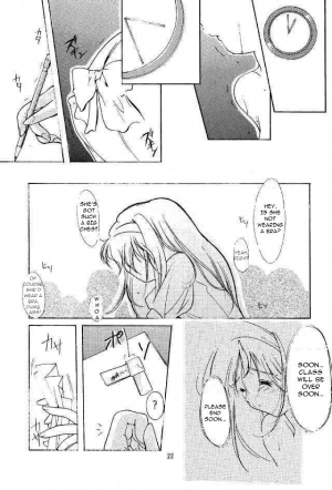 (CR18) [HIGH RISK REVOLUTION (Aizawa Hiroshi, Iwasaki Hiromasa)] Shiori Dainishou Shuuchi no Gakkou | Shiori Vol.2 School Shyness (Tokimeki Memorial) [English] =LWB= - Page 22