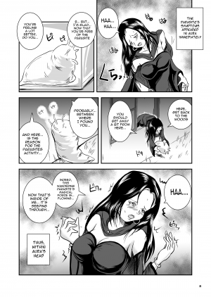 [Erotic Fantasy Larvaturs (Takaishi Fuu)] Oonamekuji to Kurokami no Mahoutsukai - Parasitized Giant Slugs V.S. Sorceress of the Black Hair as Aura [English] [Mant] [Digital] - Page 9