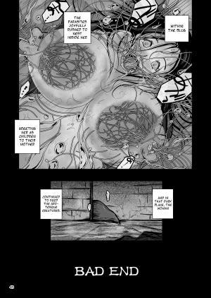 [Erotic Fantasy Larvaturs (Takaishi Fuu)] Oonamekuji to Kurokami no Mahoutsukai - Parasitized Giant Slugs V.S. Sorceress of the Black Hair as Aura [English] [Mant] [Digital] - Page 44