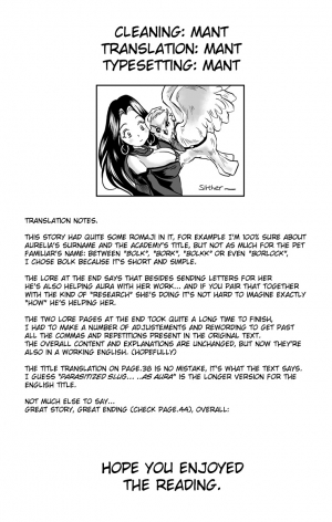 [Erotic Fantasy Larvaturs (Takaishi Fuu)] Oonamekuji to Kurokami no Mahoutsukai - Parasitized Giant Slugs V.S. Sorceress of the Black Hair as Aura [English] [Mant] [Digital] - Page 48