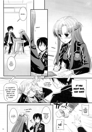 (SC58) [Digital Lover (Nakajima Yuka)] D.L. action 74 (Sword Art Online) [English] [YQII] - Page 6