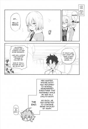 (C93) [Yuzuya (Yuzuha)] Mash to Issho | With Mash (Fate/Grand Order) [English] [AdmiralMoe] - Page 22