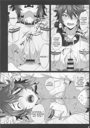 (C94) [METAL-WIND (Sangou)] Oppai Member Paizuri Lesson (Kantai Collection -KanColle-) [English] [ZuriRaba] - Page 11