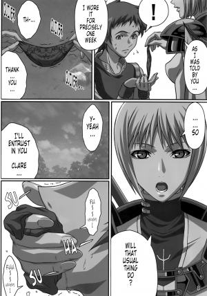 (C72) [Lost Rarities (Takapiko)] Industrial (Claymore) [English] [Tonigobe] - Page 8