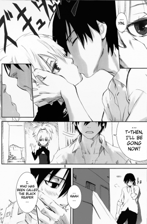 (C77) [Ajisaidenden (Kawakami Rokkaku, Takanashi Rei)] NOCTURNE -FOR TWO LOVERS- (Darker than Black: The Black Contractor) [English] - Page 9