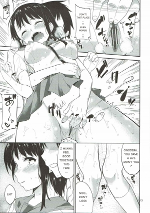 (C84) [Garimpeiro (Mame Denkyuu)] Onodera-san to Amai Hi | A sweet day with Onodera (Nisekoi) [English] [Hentai_Doctor] - Page 13