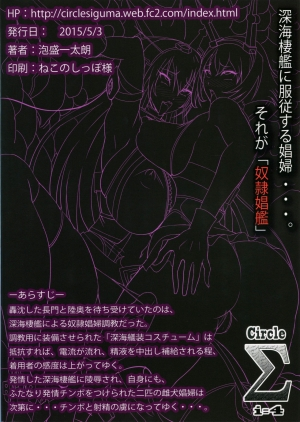 (Futaket 11) [Circle Σ (Awamori Ichitarou)] Dorei Shoukan Catalog ~Nagato-gata Hen~ (Kantai Collection -KanColle-) [English] [Mongolfier] - Page 23