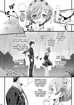 (C90) [Kamikire Basami (Yasuyuki)] Re: Zero kara Hajimeru Isekai Icha Love Kekkon Seikatsu (Re:Zero Kara Hajimeru Isekai Seikatsu) [English] [N04H] - Page 6