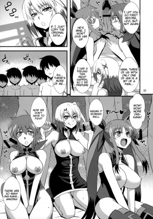 (Lyrical Magical 20) [Take Out (Zeros)] Dark Materials ni ai ni Kite (Magical Girl Lyrical Nanoha) [English] [Tigoris Translates] - Page 23