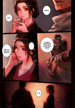 (C96) [Aoin no Junreibi (Aoin)] Sake to Kusuri - Alcohol & Drug (Sekiro: Shadows Die Twice) [English] =TLL + mrwayne= - Page 8