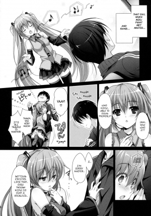 (COMIC1☆11) [Kaiyuu Kikaku (Suzui Narumi)] Miku-san ga 10 Shuunen ni Iroiro Omoidashi Tari Suru Ohanashi (VOCALOID) [English] [Tagtagger] - Page 8