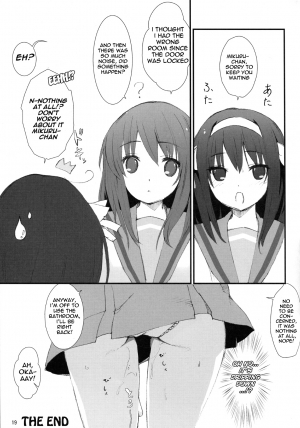 [Toward the Sky (Yuuka)] Honto wa Okotteru no yo! Baka... | I Really Am Angry! Idiot... (Suzumiya Haruhi no Yuuutsu) [English] [life4Kaoru] [Decensored] - Page 19